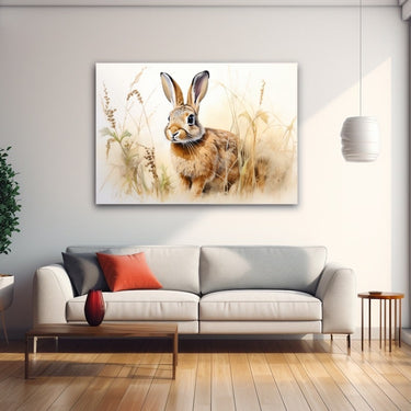 Rabbit Watercolour Painting